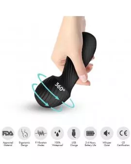 ARMONY - DAZZLE MASSAGER & VIBRATOR KLEIN SCHWARZ