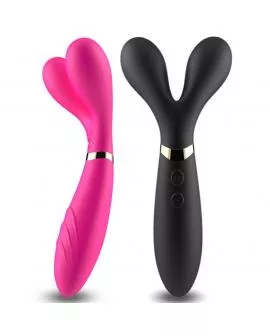 ARMONY - Y-WAND MASSAGER & VIBRATOR DOPPELKOPF FUCHSIA