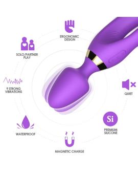 ARMONY - MASSAGER & VIBRATOR KANINCHEN LILA