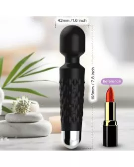 ARMONY - POSTMAN MASSAGER & VIBRATOR SUPER FLEXIBLER KOPF SCHWARZ