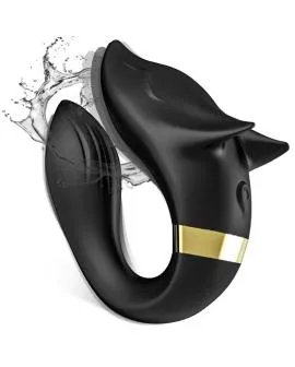 ARMONY - FOX VIBRATOR FÜR PAARE MIT FERNBEDIENUNG SCHWARZ
