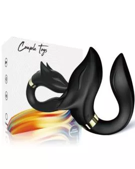 ARMONY - FOX VIBRATOR FÜR PAARE MIT FERNBEDIENUNG SCHWARZ