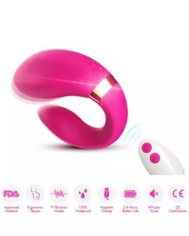 ARMONY - VIBRATOR FÜR PAARE MIT FERNBEDIENUNG FUCHSIA