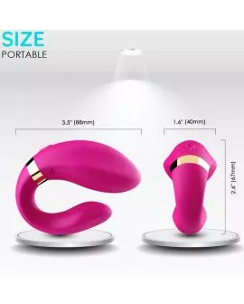 ARMONY - VIBRATOR FÜR PAARE MIT FERNBEDIENUNG FUCHSIA