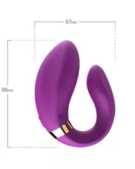 ARMONY - CRESCENT VIBRATOR FÜR PAARE, FERNBEDIENUNG, LILA