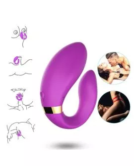 ARMONY - CRESCENT VIBRATOR FÜR PAARE, FERNBEDIENUNG, LILA