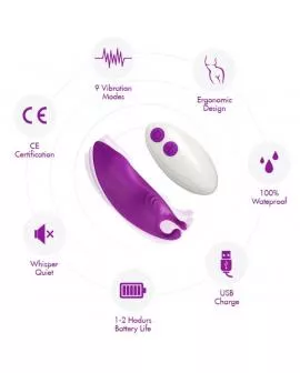 ARMONY - HONEYBEE TRAGBARES HÖSCHEN VIBRATOR G-SPOT FERNBEDIENUNG FUCHSIA