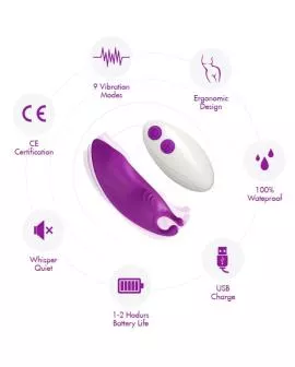 ARMONY - HONEYBEE TRAGBARES HÖSCHEN VIBRATOR G-SPOT FERNBEDIENUNG FUCHSIA