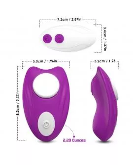 ARMONY - BUTTERFLY TRAGBARES HÖSCHEN VIBRATOR MIT FERNBEDIENUNG LILA