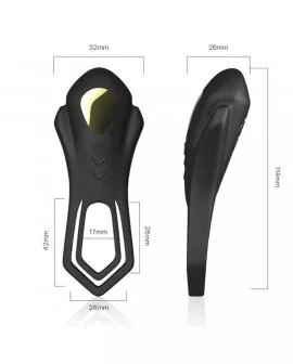 ARMONY - ROADSTER VIBRATOR DOPPELRING-FERNBEDIENUNG SCHWARZ