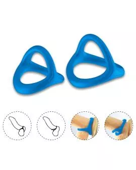 ARMONY - TRESOR DOPPELTER SILIKONRING BLAU