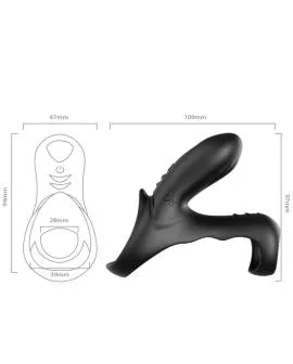 ARMONY - RANGER DOPPELVIBRATORRING FÜR PAARE SCHWARZ