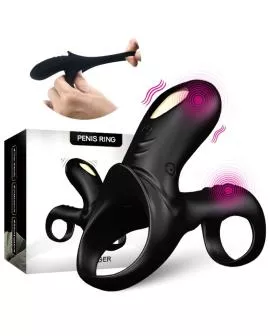ARMONY - RANGER DOPPELVIBRATORRING FÜR PAARE SCHWARZ