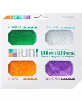 TENGA Uni Variety Masturbator Fingerhülsen - 4er Packung