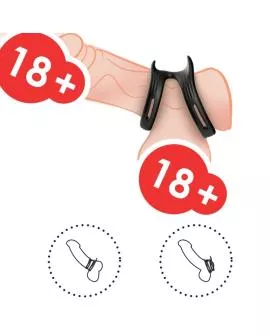 ARMONY - DUALRING DOPPELTER ELASTISCHER RING SCHWARZ