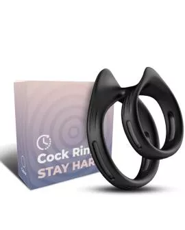 ARMONY - DUALRING DOPPELTER ELASTISCHER RING SCHWARZ