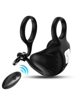 ARMONY - MANTA SCROTUM VIBRATOR RING FERNBEDIENUNG SCHWARZ