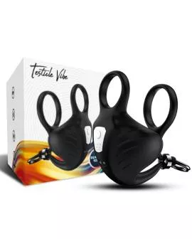 ARMONY - MANTA SCROTUM VIBRATOR RING SCHWARZ