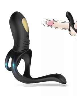 ARMONY - JOY JUMPER RINGVIBRATOR FÜR PAARE & ANALPLUG SCHWARZ