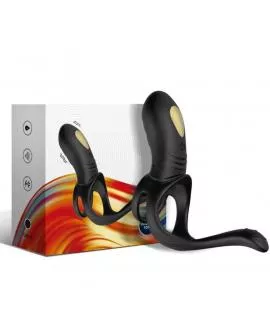 ARMONY - JOY JUMPER RINGVIBRATOR FÜR PAARE & ANALPLUG SCHWARZ