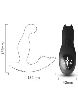 ARMONY - BAT KING VIBRATOR ANAL PROSTATA ROTATOR FERNBEDIENUNG SCHWARZ