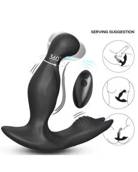 ARMONY - BAT KING VIBRATOR ANAL PROSTATA ROTATOR FERNBEDIENUNG SCHWARZ