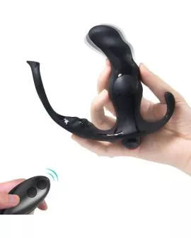 ARMONY - KNIGHT VIBRATOR ANAL PROSTATA & RING FERNBEDIENUNG SCHWARZ