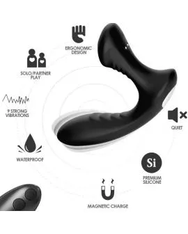 ARMONY - STORM VIBRATOR ANAL PROSTATA & STECKER FERNBEDIENUNG SCHWARZ