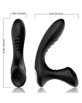 ARMONY - STORM VIBRATOR ANAL PROSTATA & STECKER FERNBEDIENUNG SCHWARZ
