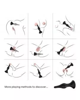 ARMONY - VIBRATOR & ANALPLUG FERNBEDIENUNG SCHWARZ