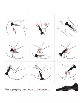 ARMONY - VIBRATOR & ANALPLUG FERNBEDIENUNG SCHWARZ