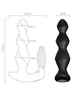 ARMONY - MANFUN VIBRATOR & STIMULATOR ANAL PLUG FERNBEDIENUNG SCHWARZ
