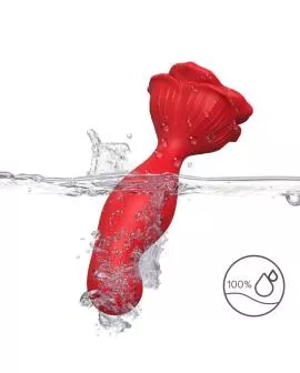 ARMONY - ROSA VIBRATOR & ANALPLUG FERNBEDIENUNG ROT