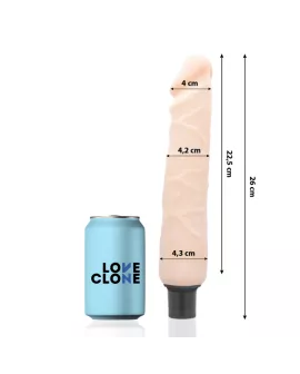 LOVECLONE Jansen Selbstschmierender Vibrator 26 cm - Ø 4.2 cm