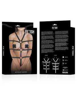 Fetish Submissive Bondage - Verstellbarer Torso-Arm-Gurt