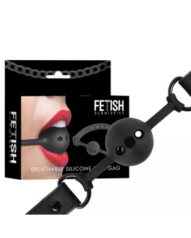 Atmungsaktiver Ballknopf - Fetish Submissive Bondage Silikon