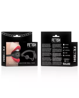 Atmungsaktiver Ballknopf - Fetish Submissive Bondage Silikon