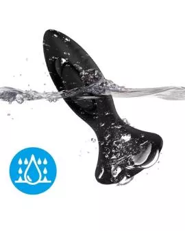 ARMONY - VIBRATOR & ANALPLUG SILIKON SCHWARZ