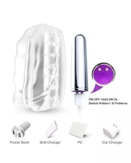 ARMONY - MASTER MASTURBATOR & VIBRATOR TRANSPARENT