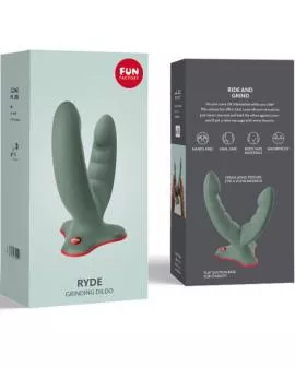 FUN FACTORY - RYDE DOPPELDILDO & MASSAGER GRÜN