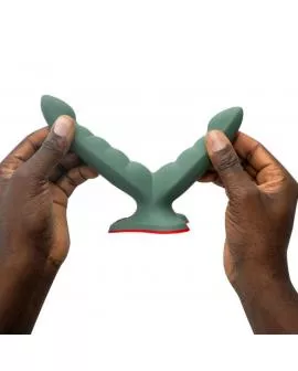 FUN FACTORY - RYDE DOPPELDILDO & MASSAGER GRÜN