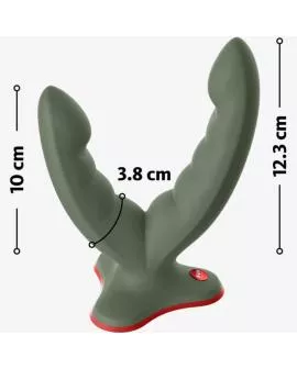 FUN FACTORY - RYDE DOPPELDILDO & MASSAGER GRÜN