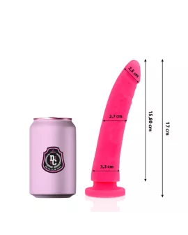 Delta Club Toys Rosa Dildo Medizinisches Silikon 17 cm - Ø 3 cm