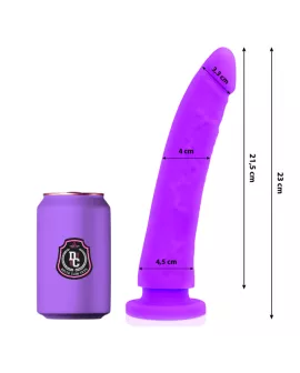 Delta Club Toys Lila Dildo - Medizinisches Silikon 23 cm - 4,5 cm