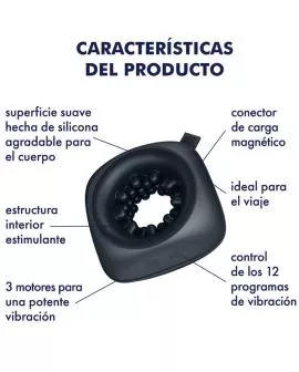 Satisfyer - Ring-Stroker-Masturbator mit Vibrator