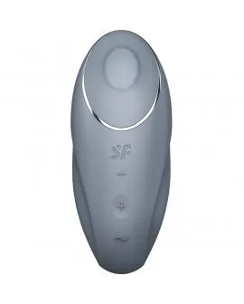 SATISFYER - TAP & CLIMAX 1 AUFLEGVIBRATOR GRAU