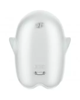 SATISFYER - GLOWING GHOST AIR PULSE & VIBRATOR WEISS