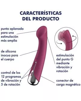 SATISFYER - SPINNING G-SPORT 1 ROTATOR VIBRATOR ROT