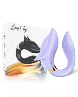 ARMONY - FOX VIBRATOR FÜR PAARE, FERNBEDIENUNG, LILA