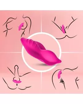 ARMONY - WHISPER TRAGBARES HÖSCHEN VIBRATOR MIT FERNBEDIENUNG FUCHSIA